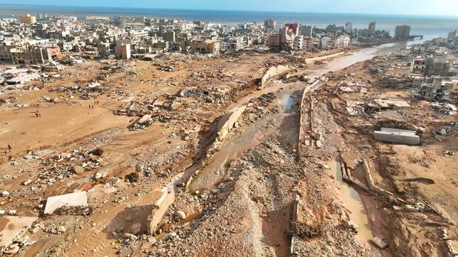 Schwere Verwüstungen in Darna nach extremen Regenfällen in Libyen