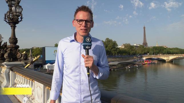 Frank Busemann, Ex-Zehnkämpfer und ARD-Experte in Paris an der Seine