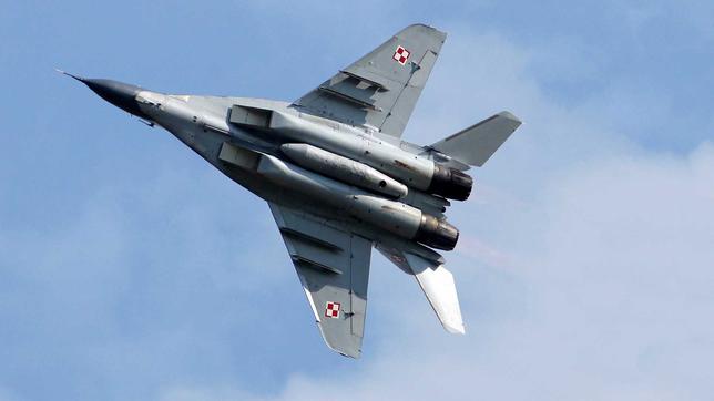 MiG-Kampfflugzeuge dürfe aus Polen an die Ukraine geliefert werden. 