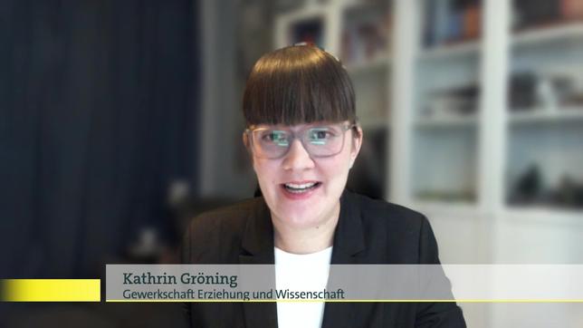 Kathrin Gröning, Landesvorsitzende Gewerkschaft Erziehung und Wissenschaft Rheinland-Pfalz
