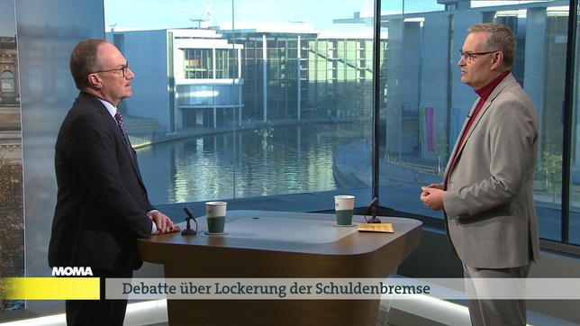 Prof. Dr. Lars Feld, Lehrstuhl für Wirtschaftspolitik und Ordnungsökonomik an der Albert-Ludwigs-Universität Freiburg, im Gespräch mit dem Berlin-Korrespondenten Michael Strempel