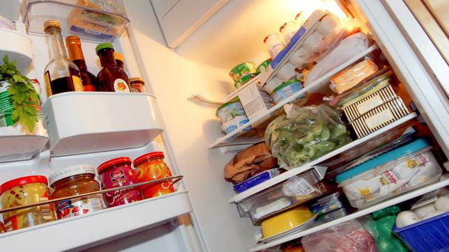 Lebensmittel im Kühlschrank