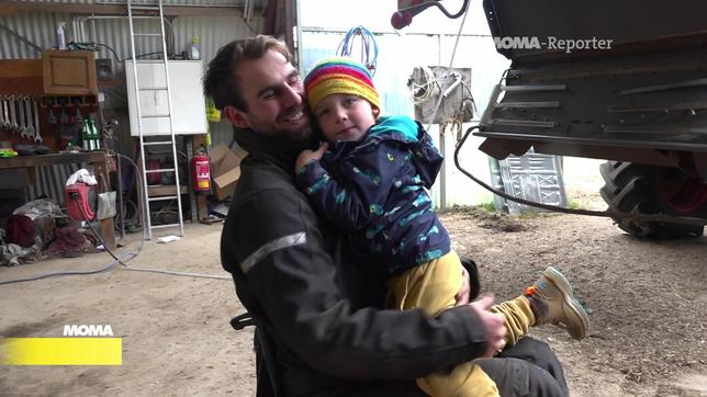 MOMA-Reporter: Jakob Goetz und sein Sohn Olli