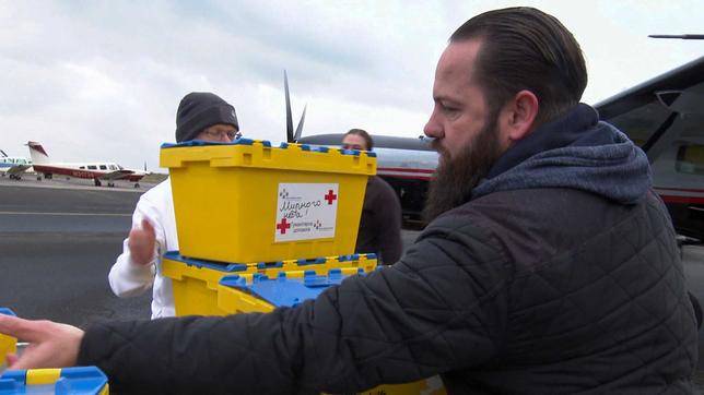 Pilot Travis Kelley möchte einen Beitrag zur Hilfe für die Ukraine leisten.