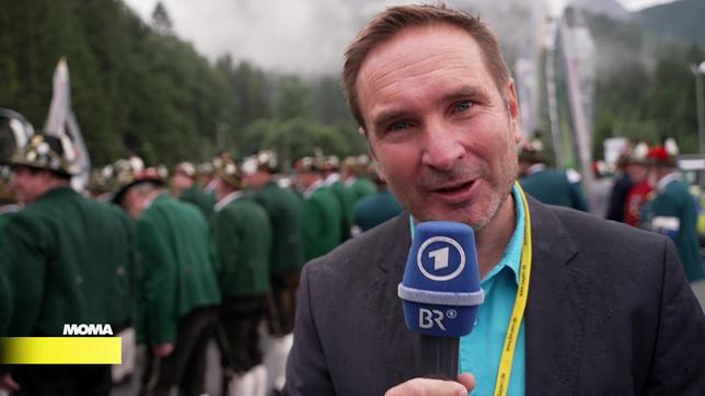 Vor dem Merz-Besuch: Martin Breitkopf berichtet vom Fuße der Zugspitze. 