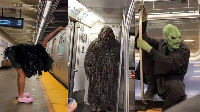 Kreaturen in der New Yorker U-Bahn