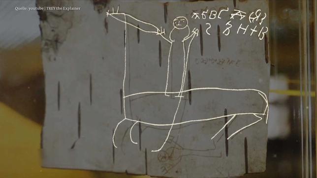 Eine 800 Jahre alte Kinderzeichnung von Onfim
