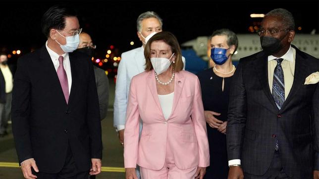 Nancy Pelosi in Taipeh, Taiwam
