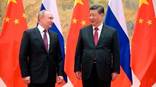 Kreml-Chef Wladimir Putin, chinesicher Staatschef Xi Jingping