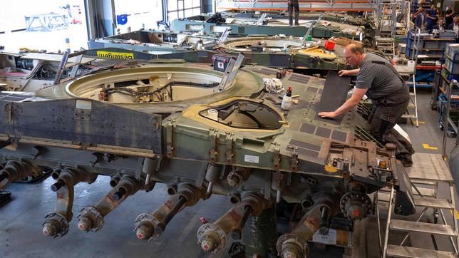 Panzerproduktion bei Rheinmetall