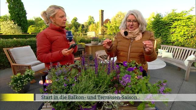 Julia Schöning, MOMA-Gartenexpertin Dorothée Waechter 