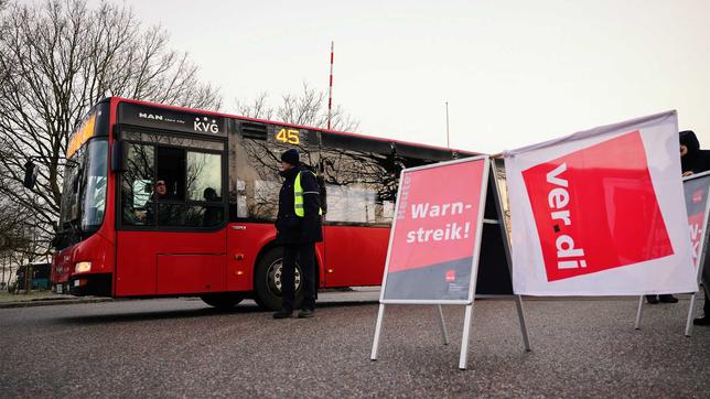 Ver.di ruft wieder zu Warnstreiks im ÖPNV auf