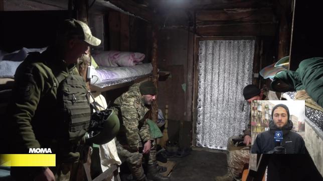 Tobias Dammers, ukrainische Soldaten halten die Stellung an der Front