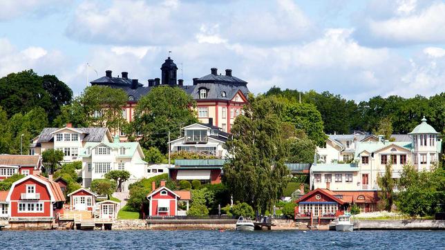 Schwedische Urlaubsidylle Vaxholm