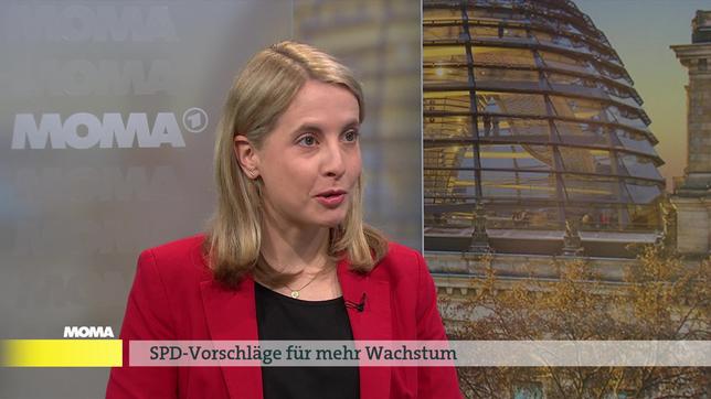 Verena Hubertz, stellvertretende SPD-Bundestagsfraktionsvorsitzende