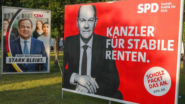 SPD-Wahlplakate für die Bundestagswahl 2025 