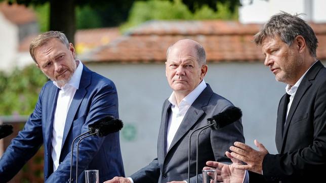 Christian Lindner, Olaf Scholz, Rober Habeck