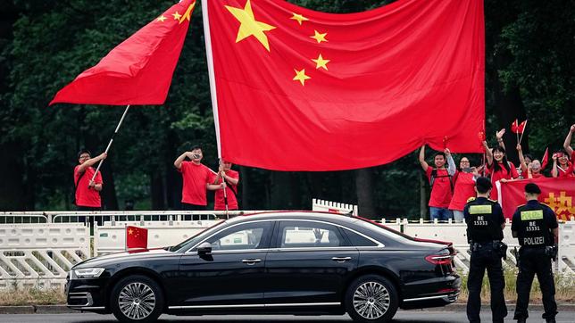 Limousine des chinesischen Ministerpräsidenten Li Qiang