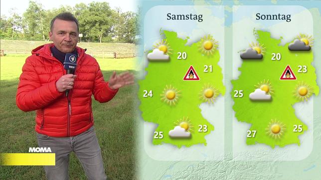 Meteorologe Donald Bäcker live aus Dülmen