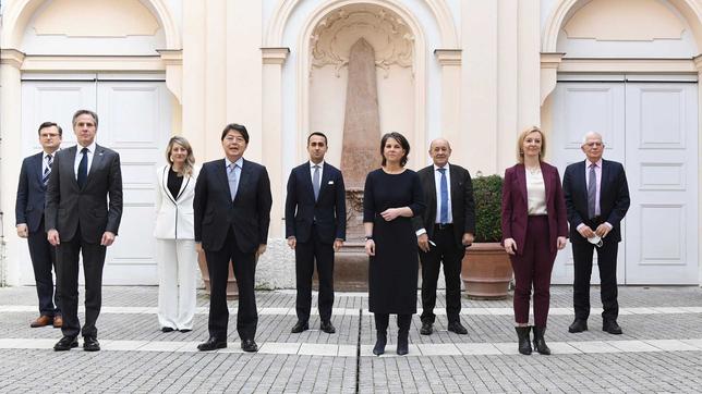 G7-Außenminister treffen sich an der Ostsee