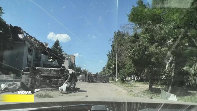 Verwüstungen in Lysychansk nach massivem russichem Beschuss