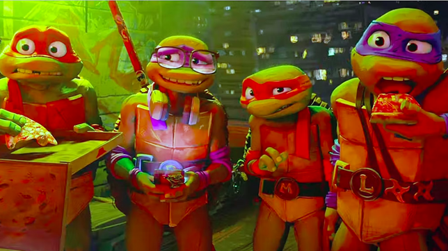 Bild: Paramount Szene aus "Teenage Mutant Ninja Turtles: Mutant Mayhem"