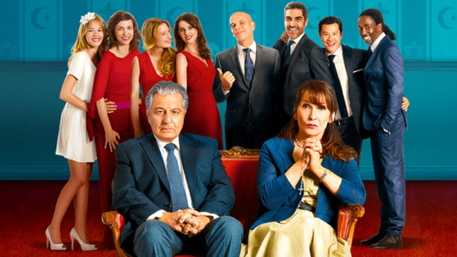 Bild: Weltkino Filmverleih Ensemble von "Monsieur Claude und seine Töchter 2"