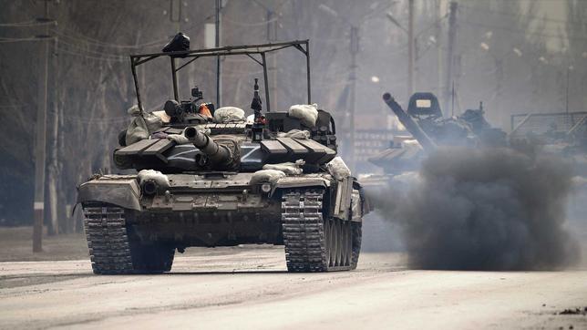 Russsische Panzer in der Ukraine