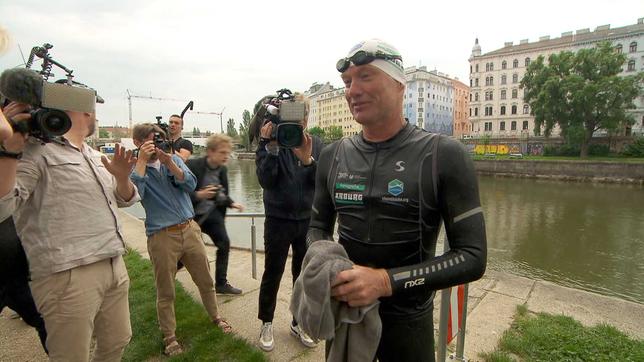 Donau-Schwimmer und Umweltaktivist Andreas Fath