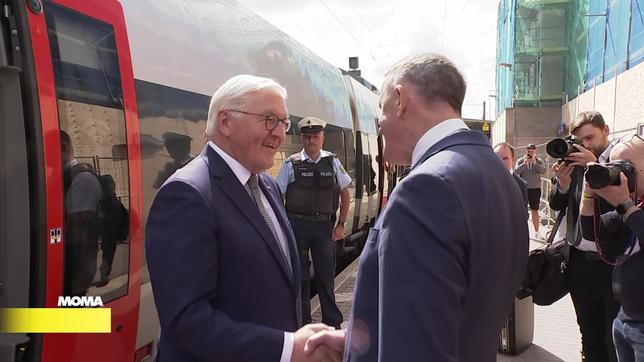 Bundespräsidenrt Frank-Walter Steimeier hat seinen Amstsitz nach Delitzsch in Sachsen verlegt.
