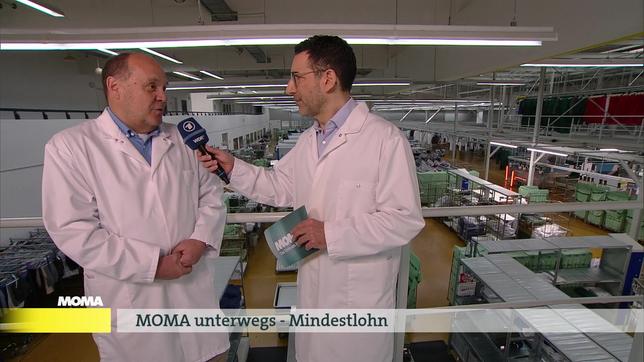 MOMA unterwegs: Was bedeutet einer Erhöhung des Mindestlohns für die Großwäscherei Sitex?