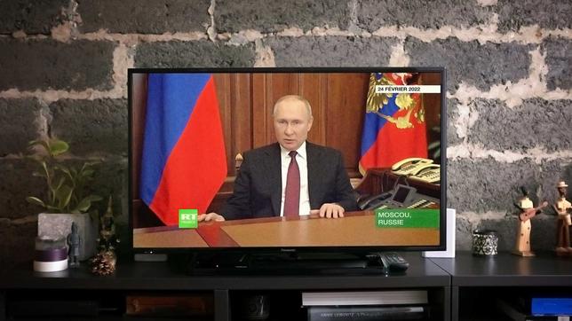 Putin-Rede im TV