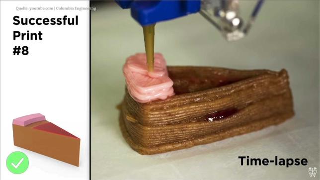 Torte aus dem 3D-Drucker