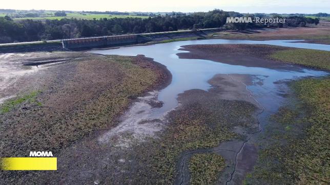 Uruguay: Der Stausee Paso Severino mit einer Kapazität von 67 Millionen Kubikmetern ist fast ausgtrocknet