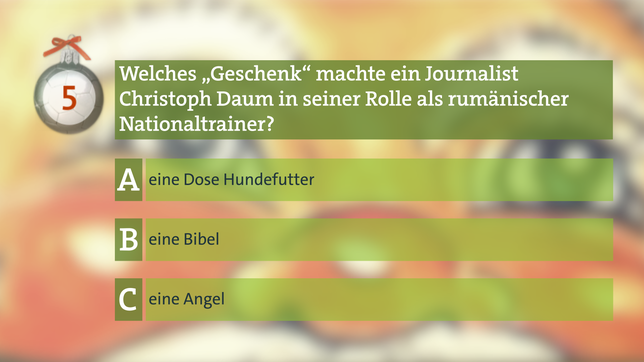 Adventsrätsel: Welches Geschenk erhielt Christoph Daum?