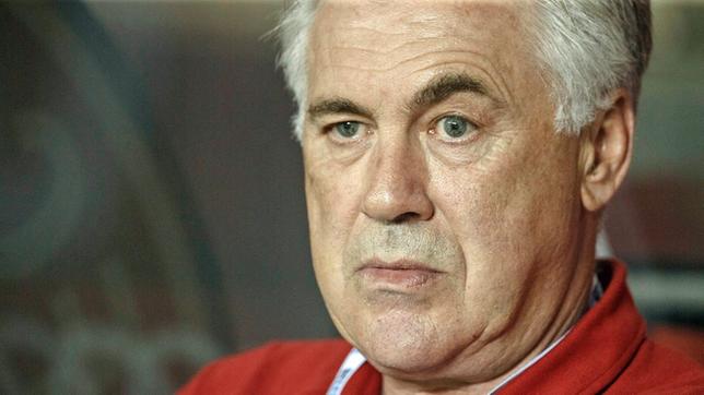 Carlo Ancelotti beim Testspiel des FC Bayern