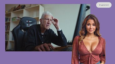 Vaia und Richard, am chatten