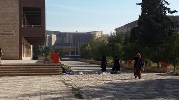 Die verlassene Universität zur Zeit des IS