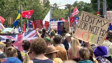 Bild: NDR Proteste in Melbourne.