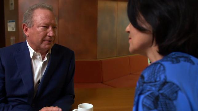Bild: NDR Andrew Forrest im Gespräch mit Sandra Ratzow.