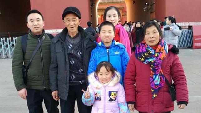 Familie in Peking