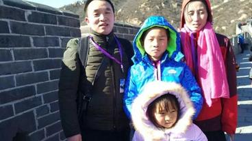 Familie in Peking