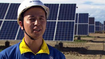 Zhang Shifu von der Firma Wujiaqu Photovoltaic