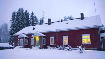 Bild: SWR Wohnhaus von Juha Järvinen im Schnee