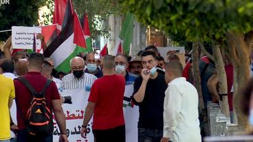 Palästinenser demonstrieren