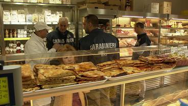 Bild: BR Carabinieri im Geschäft