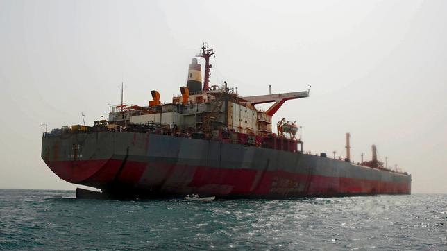 Öltanker "Safer" vor der Küste des Jemen.