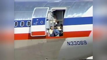 Bild: BR Gestrandete Passagiere am 11.9.2001