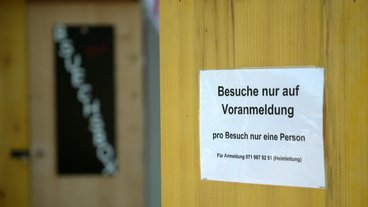 Bild: SWR Hinweisschild bei Besucherbox