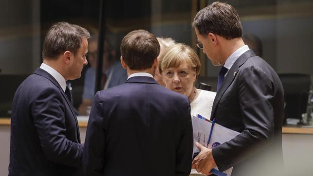 Europäischer Rat mit Angela Merkel
